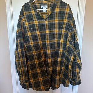 Duluth Green and Yellow Plaid Shirt